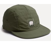 Trendsplant Cappello idrorepellente Nylon Cappello a cinque pannelli oliva scuro Einheitsgröße Verde