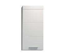 trendteam smart living - Armadio pensile da parete - Bagno - Devon - Dimensioni di montaggio (L x A x P) 35 x 75 x 16 cm - Colore Bianco lucido - 210750101