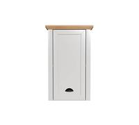 trendteam smart living - Landside - Armadio pensile - grigio chiaro/rovere artisan - Armadietto da bagno sospeso con 2 scomparti e 1 ripiano - (L x A x P) 46 x 73 x 24 cm - Stile rustico - antigraffio