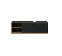 trendteam smart living - Mobile sottolavabo - Bagno - Synnax - Dimensioni (L x A x P) 120 x 36 x 45 cm - Colore antracite con rovere Coast Evoke - 213433184