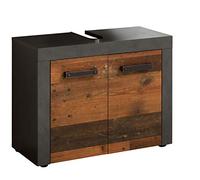 trendteam smart living Mobiletto da bagno Indy, 72 x 56 x 34 cm, in front Old Wood, corpo e sottovaso Matera con molto spazio