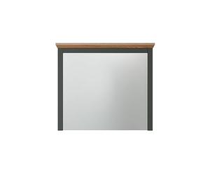 trendteam smart living - Stanton - Specchio da parete - Abete Verde Evoke - Specchio appendiabiti con cornice - 77 x 68 x 6 cm - Stile rustico