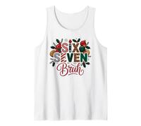 Trendy 67 Bruh Christmas Slang Six Seven Brain Rot 6 7 Scherzo Canotta