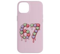 Trendy 67 Candy Cuore Drip Style Estetica Ragazza 67 Custodia per iPhone 14 Plus