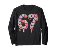 Trendy 67 Candy Cuore Drip Style Estetica Ragazza 67 Maglia a Manica