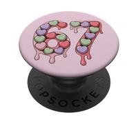 Trendy 67 Candy Cuore Drip Style Estetica Ragazza 67 PopSockets PopGrip Adesivo