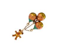 Trendy Animal Designs Balloon Bear Spilla giocosa palloncino orso nappe spilla accessorio per migliorare il tuo look casual gioielli alla moda in lega