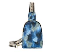 Trendy Animal Wolf Fur Print Blu (parola chiave) (prop1) (longword) per (scenario)