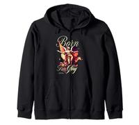 Trendy Apparel Angel Born for Glory No Saints Just Martyrs Felpa con Cappuccio