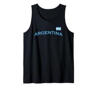 Trendy Apparel Argentina Large Text Griffin Center Shield Canotta