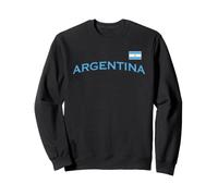 Trendy Apparel Argentina Large Text Griffin Center Shield Felpa