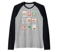 Trendy Apparel Book Lovers Stamps Slow Burn Enemies To Lover Maglia con Maniche Raglan