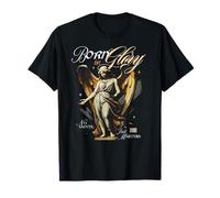 Trendy Apparel Born for Glory No Saints Just Martyrs Angel Maglietta