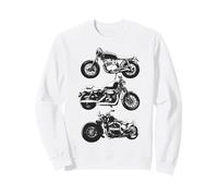 Trendy Apparel Cafe Racer Cruiser And Chopper Motorcycle Felpa
