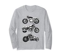 Trendy Apparel Cafe Racer Cruiser And Chopper Motorcycle Maglia a Manica