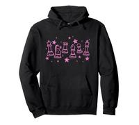 Trendy Apparel Chess Pieces Just A Girl Who Loves Chess Back Felpa con Cappuccio