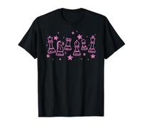 Trendy Apparel Chess Pieces Just A Girl Who Loves Chess Back Maglietta