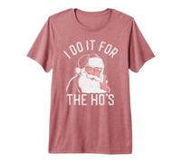 Trendy Apparel Christmas I Do It for The Ho's Santa Clause Maglietta Premium