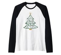 Trendy Apparel Christmas Rizz The Season To Be Sigma Tree Maglia con Maniche Raglan