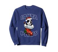 Trendy Apparel Christmas Santa Paws Boston Terrier Dog Gift Felpa