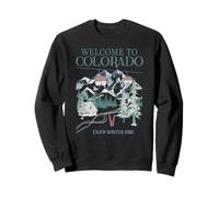 Trendy Apparel Christmas Welcome To Colorado Enjoy The Ride Felpa