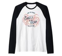 Trendy Apparel Don't Be Crabby Shell Yeah Be Claw-Some Maglia con Maniche Raglan