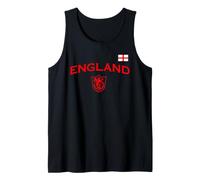 Trendy Apparel England Shield Crest And St. George Flag Canotta