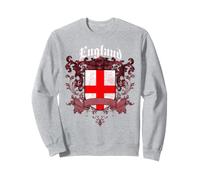 Trendy Apparel England St. George Cross Shield And Banner Felpa