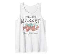 Trendy Apparel Farmer's Market Fresh Strawberries Vintage Canotta