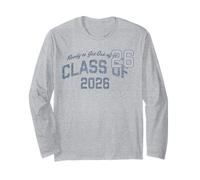 Trendy Apparel Graduation Ready To Get out of Class of 2026 Maglia a Manica