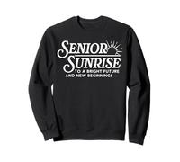 Trendy Apparel Graduation Senior Sunrise To A Bright Future Felpa