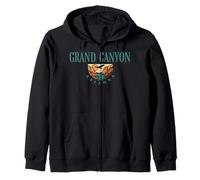 Trendy Apparel Grand Canyon Arizona Soaring Eagle Sunset Felpa con Cappuccio
