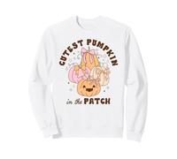 Trendy Apparel Halloween Cutest Pumpkin in The Patch Felpa