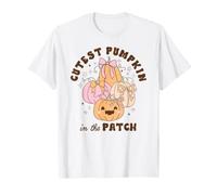 Trendy Apparel Halloween Cutest Pumpkin in The Patch Maglietta