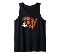 Trendy Apparel Halloween Ghouls Night out Cute Ghost Quote Canotta