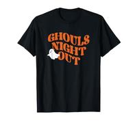 Trendy Apparel Halloween Ghouls Night out Cute Ghost Quote Maglietta
