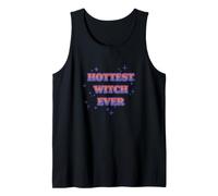 Trendy Apparel Halloween Hottest Witch Ever Funny Quote Canotta