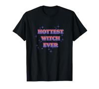 Trendy Apparel Halloween Hottest Witch Ever Funny Quote Maglietta