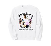 Trendy Apparel Halloween Salem Witch Spell Cauldron Felpa