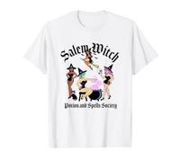 Trendy Apparel Halloween Salem Witch Spell Cauldron Maglietta