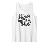 Trendy Apparel Halloween Spooky Vibes Moonlit Skies Ghost Canotta