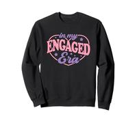 Trendy Apparel in My Engaged Era Heart Shape Portrait Felpa