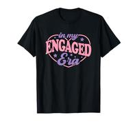 Trendy Apparel in My Engaged Era Heart Shape Portrait Maglietta