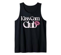 Trendy Apparel Kiss Cam Club Lipstick Vintage Light Logo Canotta