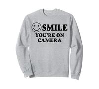 Trendy Apparel Kiss Cam Smile You Are On Camera Felpa