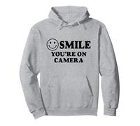 Trendy Apparel Kiss Cam Smile You Are On Camera Felpa con Cappuccio