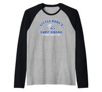 Trendy Apparel Little Dude's Surf Shack Venice Beach CA Wave Maglia con Maniche Raglan