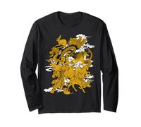 Trendy Apparel Lunar New Year 12 Chinese Zodiac Animals Maglia a Manica