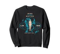 Trendy Apparel Mind Over Matter 1999 Mind Body Soul Retro Felpa