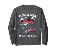 Trendy Apparel Mistakes Were Made Upside Down Golf Cart Maglia a Manica